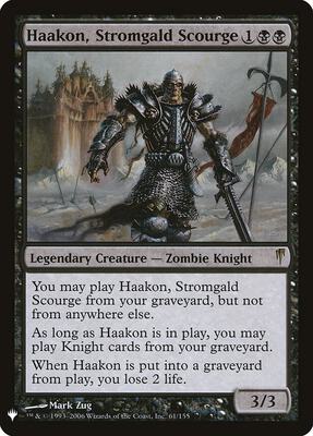 Haakon, Stromgald Scourge card from The List Reprints