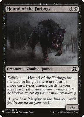 Hound of the Farbogs card from The List Reprints