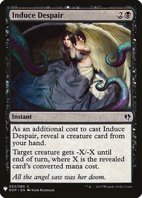 Induce Despair card from The List Reprints