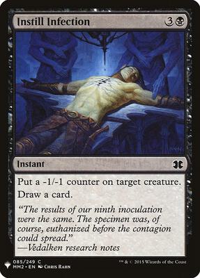 Instill Infection card from The List Reprints