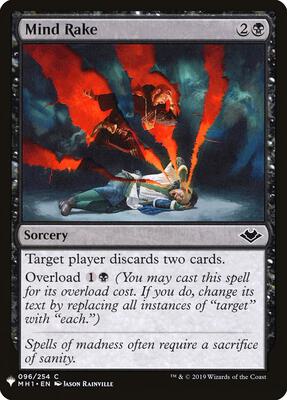 Mind Rake card from The List Reprints