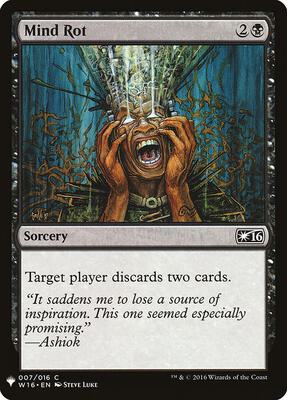 Mind Rot card from The List Reprints