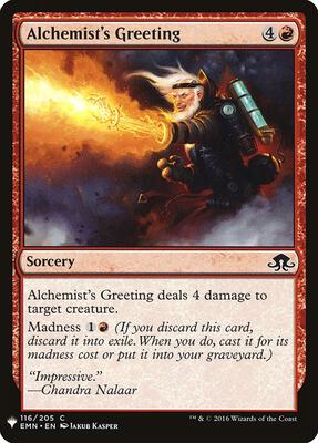 Alchemist's Greeting card from The List Reprints
