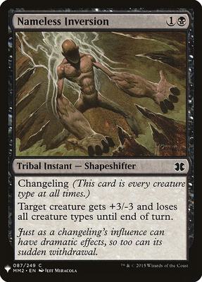 Nameless Inversion card from The List Reprints