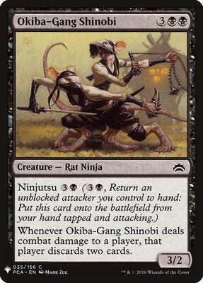 Okiba-Gang Shinobi card from The List Reprints