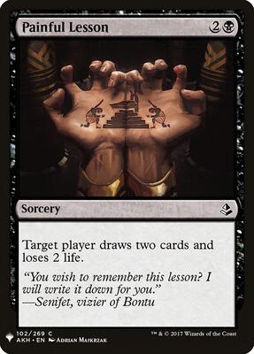 Painful Lesson (AKH) card from The List Reprints