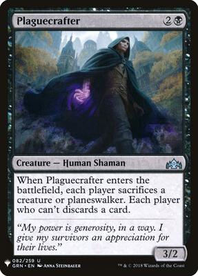 Plaguecrafter card from The List Reprints