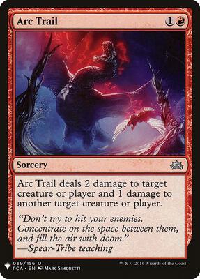Arc Trail card from The List Reprints