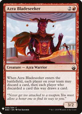 Azra Bladeseeker card from The List Reprints