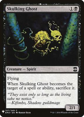Skulking Ghost card from The List Reprints
