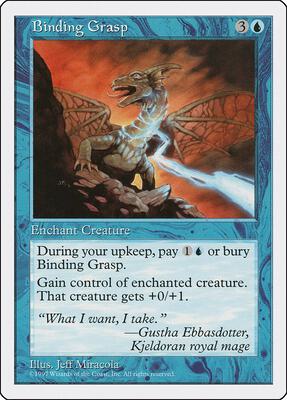 Binding Grasp card from Fifth Edition