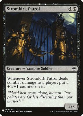 Stromkirk Patrol card from The List Reprints