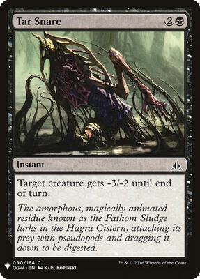 Tar Snare card from The List Reprints