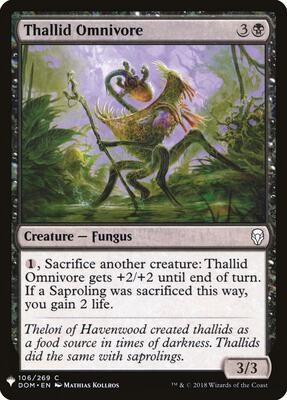Thallid Omnivore card from The List Reprints
