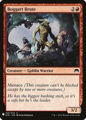 Boggart Brute card from The List Reprints