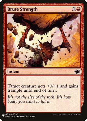Brute Strength card from The List Reprints