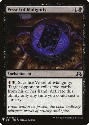 Vessel of Malignity card from The List Reprints