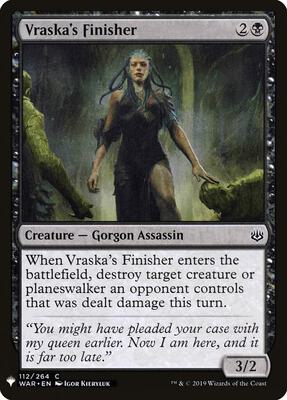 Vraska's Finisher card from The List Reprints
