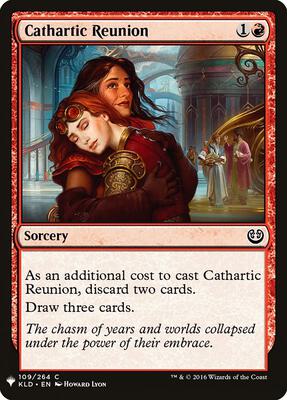 Cathartic Reunion card from The List Reprints