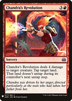 Chandra's Revolution card from The List Reprints