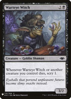 Warteye Witch card from The List Reprints