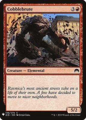 Cobblebrute card from The List Reprints