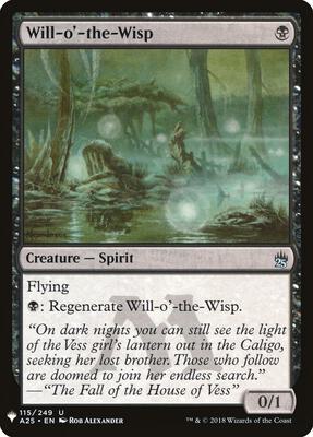 Will-o'-the-Wisp card from The List Reprints