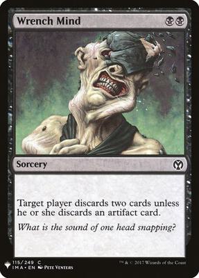 Wrench Mind card from The List Reprints
