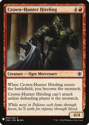 Crown-Hunter Hireling card from The List Reprints