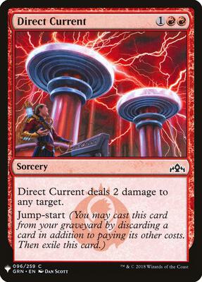 Direct Current card from The List Reprints