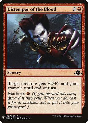 Distemper of the Blood card from The List Reprints