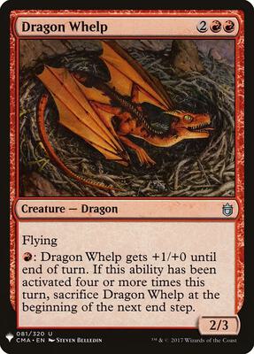 Dragon Whelp (CMA) card from The List Reprints