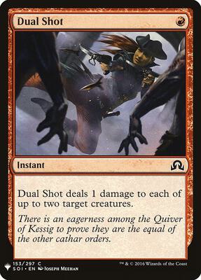 Dual Shot card from The List Reprints