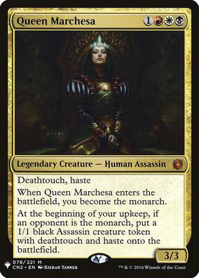 Queen Marchesa card from The List Reprints
