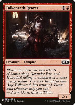 Falkenrath Reaver card from The List Reprints
