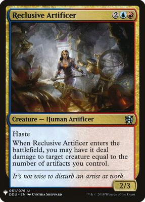 Reclusive Artificer card from The List Reprints
