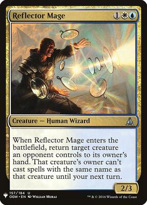 Reflector Mage card from The List Reprints