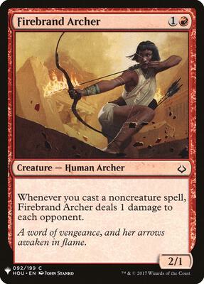 Firebrand Archer card from The List Reprints