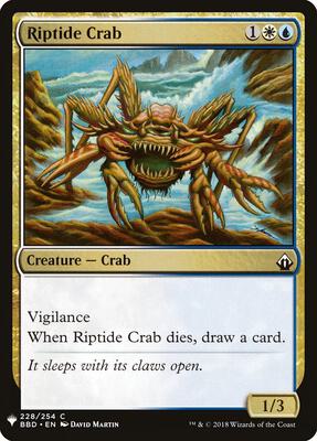 Riptide Crab card from The List Reprints