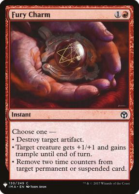 Fury Charm card from The List Reprints