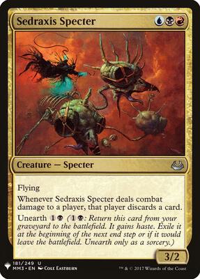 Sedraxis Specter card from The List Reprints