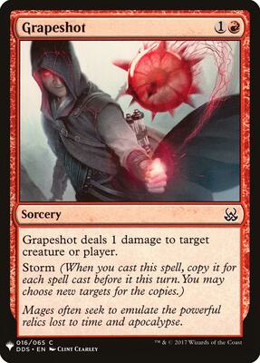 Grapeshot card from The List Reprints