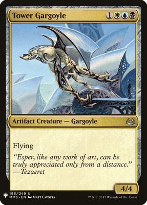 Tower Gargoyle card from The List Reprints