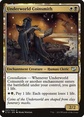 Underworld Coinsmith card from The List Reprints
