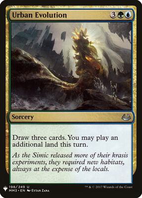 Urban Evolution card from The List Reprints