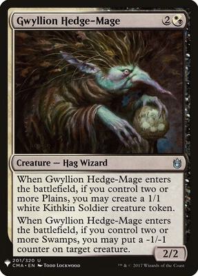 Gwyllion Hedge-Mage card from The List Reprints