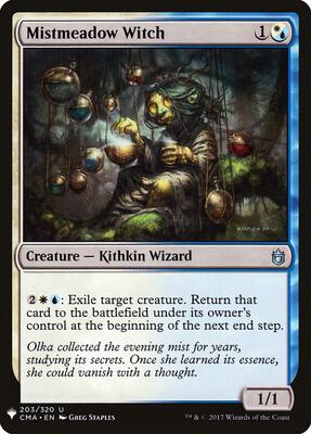 Mistmeadow Witch (CMA) card from The List Reprints