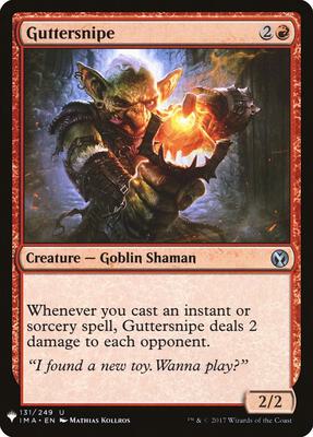 Guttersnipe (IMA) card from The List Reprints