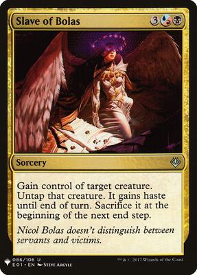 Slave of Bolas card from The List Reprints