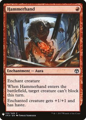 Hammerhand card from The List Reprints